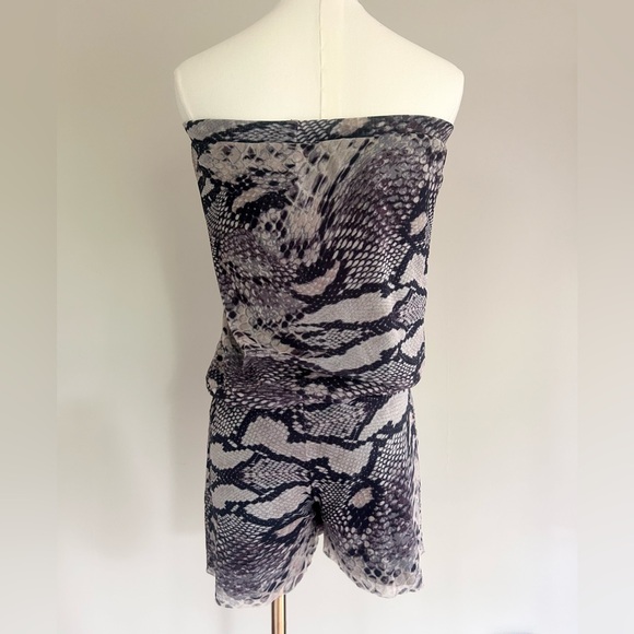 Y2K SWEET PEA STACY FRATI Mesh Tube Top Snake Romper Indie Sleeze Baddie | Sz S - Picture 9 of 11